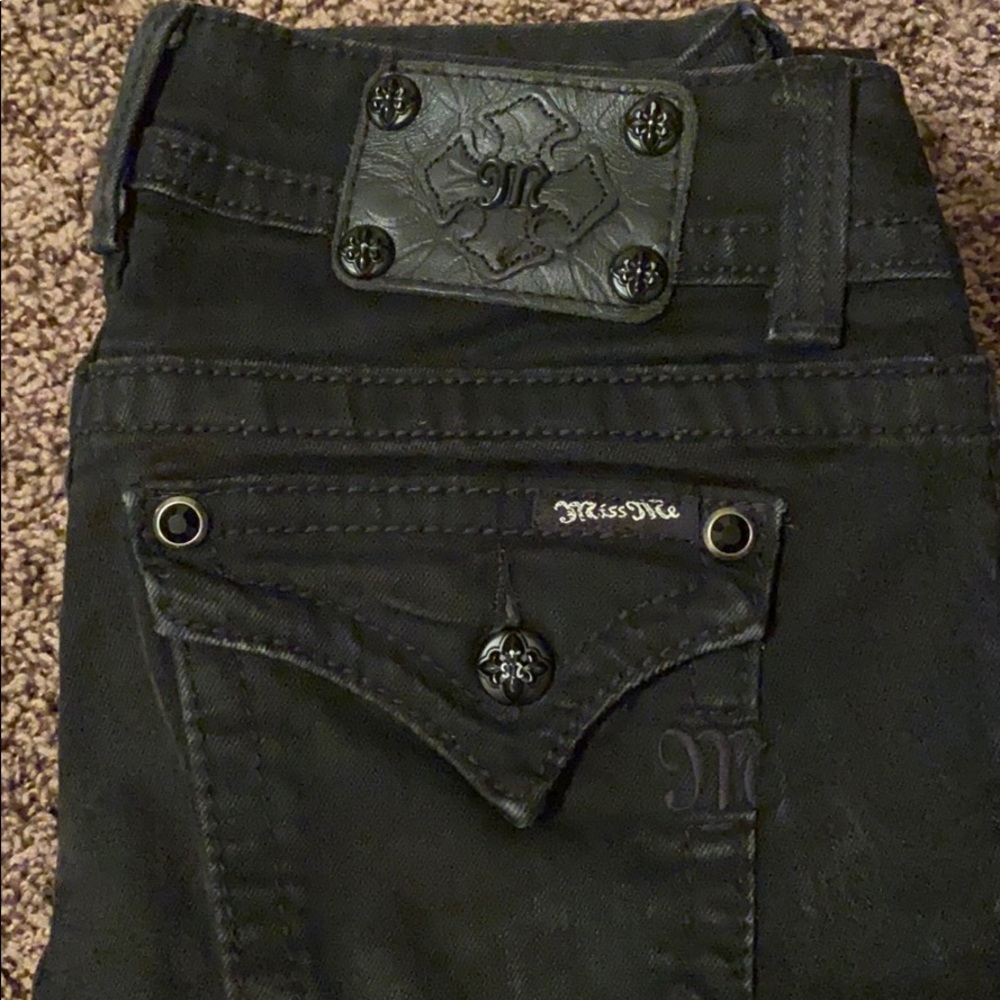 Miss Me black skinny jeans